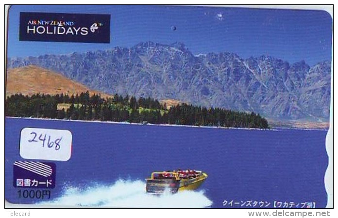 Télécarte  JAPON * AIR NEW ZEALAND  (2468) * AVIATION * AIRLINE Phonecard  JAPAN AIRPLANE * FLUGZEUG - Aerei