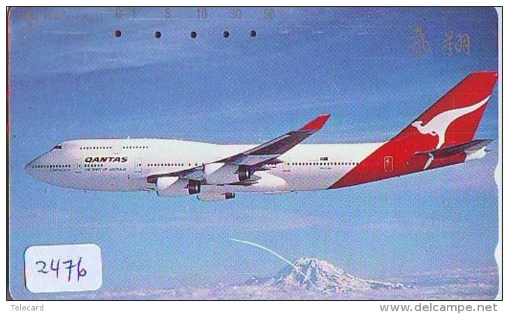 Télécarte  JAPON * QANTAS  * (2476) * AVIATION * AIRLINE Phonecard  JAPAN AIRPLANE * FLUGZEUG - Airplanes