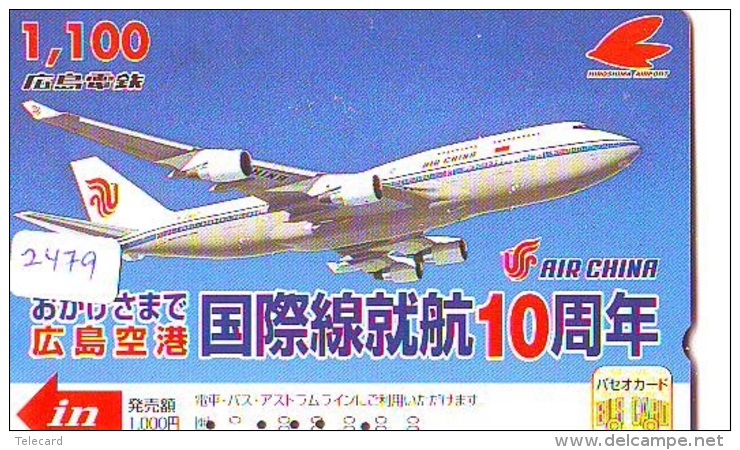 Télécarte  JAPON * AIR CHINA  * (2479) * AVIATION * AIRLINE Phonecard  JAPAN AIRPLANE * FLUGZEUG - Airplanes