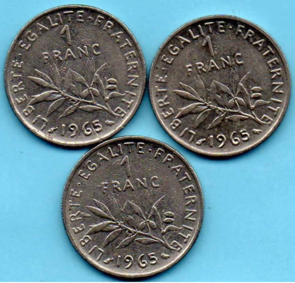 T50/: FRANCE  1 FRANC  1965 Petite Chouette  Semeuse ROTY - Other & Unclassified