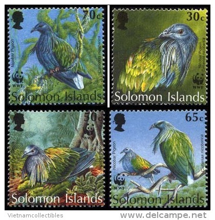 (WWF-149) W.W.F. Solomon Islands MNH Nicobar Pigeon Stamps 1993 - Ongebruikt