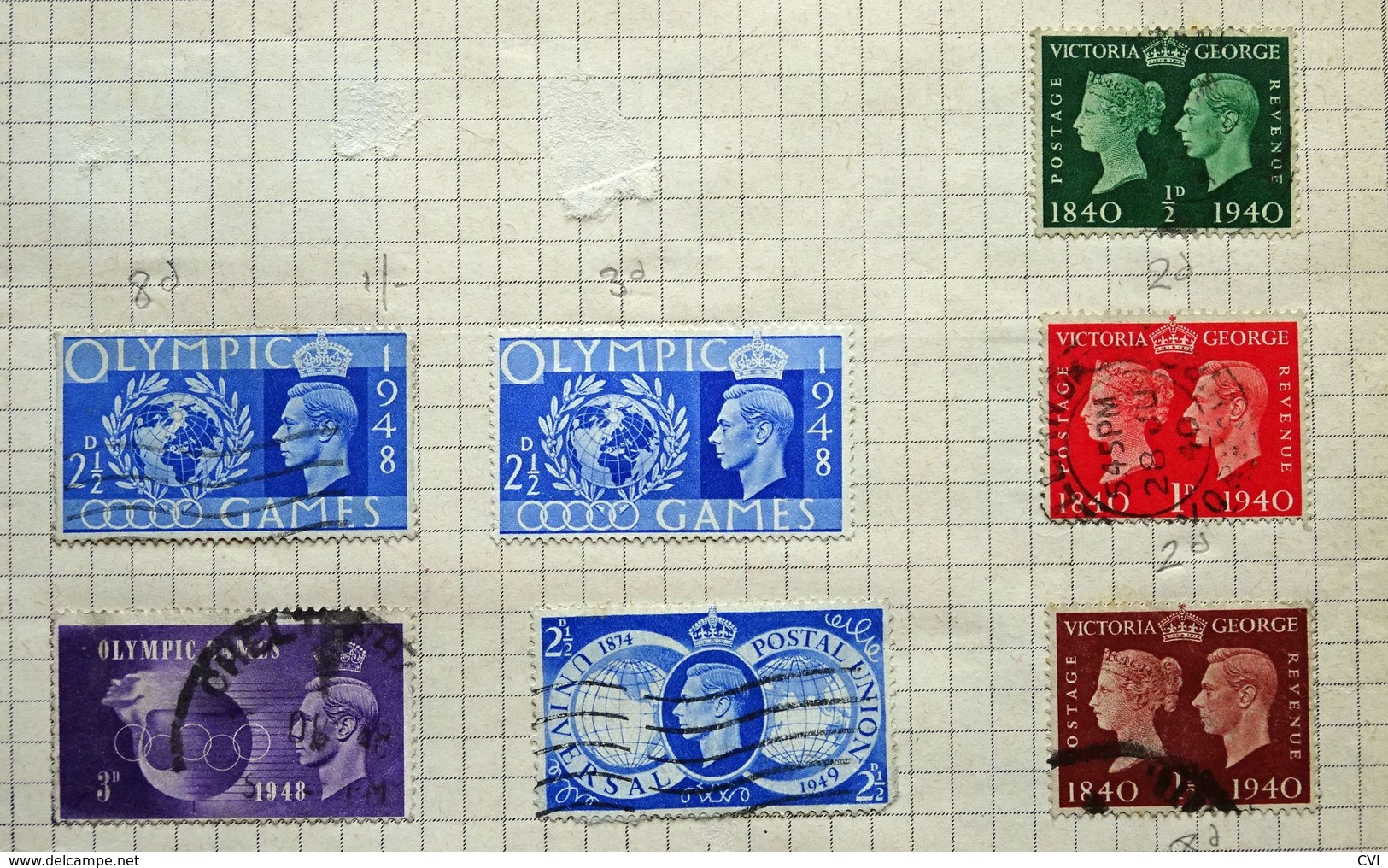 GB QV-QEII Selection, Officials, Envelope Stamp Cut-outs, Lundy, Postage Due, etc.