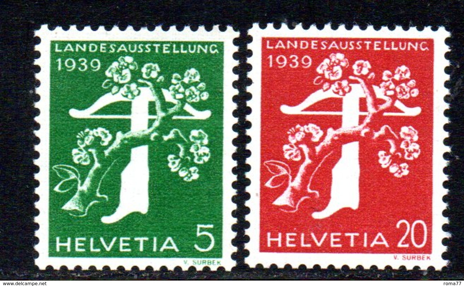 479/1500 - SVIZZERA 1939 , Unificato N. 337A-339A  ***  MNH.  Leggenda Tedesca. Carta Goffrata - Ongebruikt