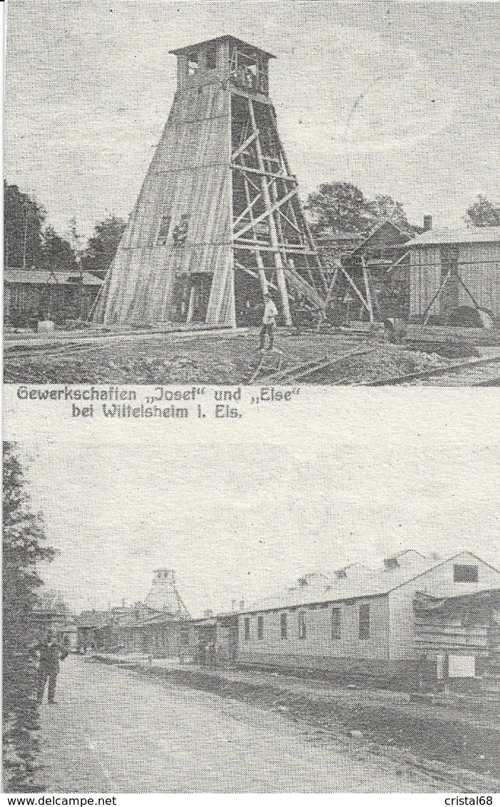 Wittelsheim (68, Alsace) - Carte Postale - Les Mines. - Autres & Non Classés