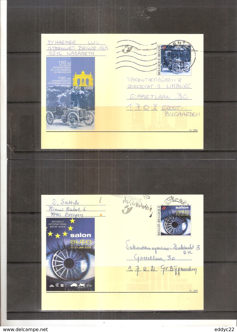 BK.96/97 - 100 Ans Salon De L'Auto De Bruxelles (à Voir) - Cartes Postales 1951-..