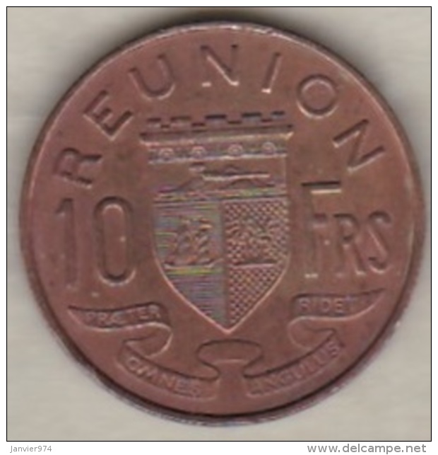 ILE DE LA REUNION. 10 FRANCS 1973 - Réunion