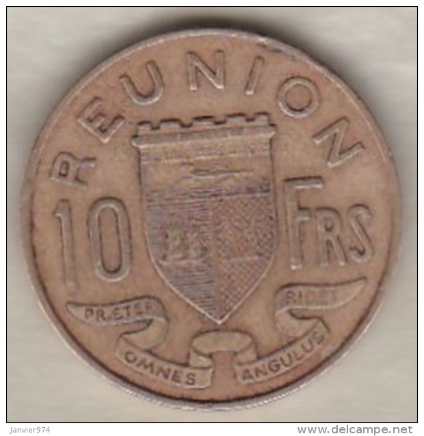ILE DE LA REUNION. 10 FRANCS 1969 - Réunion