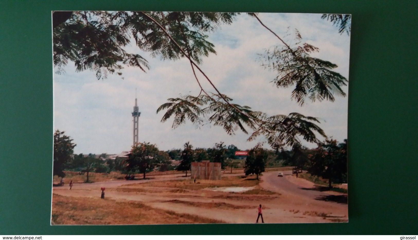 CPSM REPUBLIQUE DU ZAIRE KINSHASA ENTREE PAR LIMETE ET PROFIL DU MONUMENT AUX MARTYRS DE L INDEPENDANCE - Kinshasa - Leopoldville