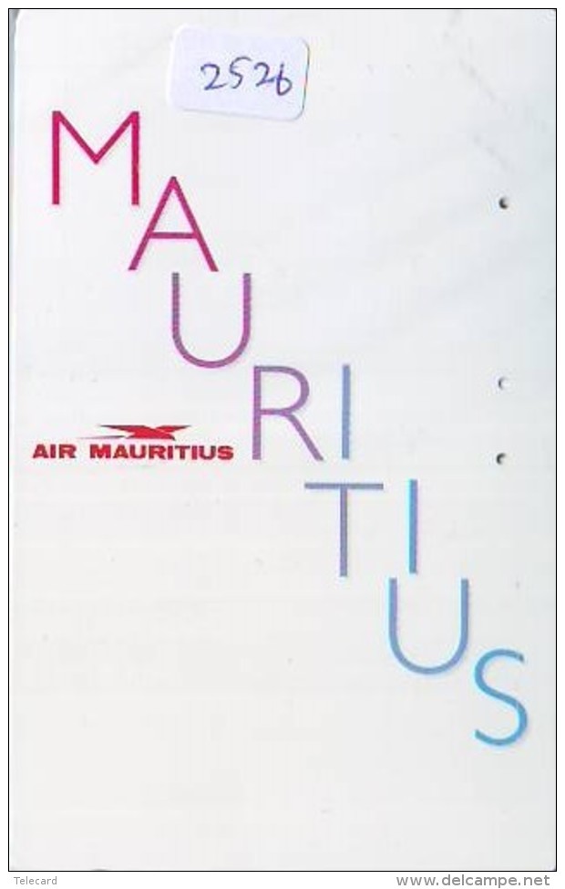 Télécarte  JAPON * AIR MAURITIUS *  (2526)  AVIATION * AIRLINE Phonecard  JAPAN AIRPLANE * FLUGZEUG - Avions