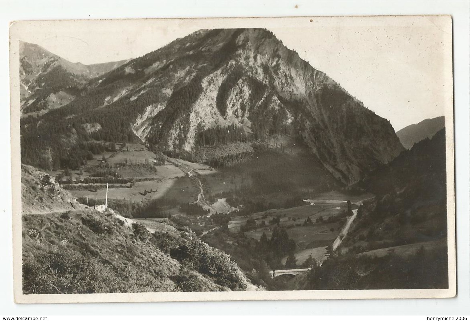 04 Basses Alpes Env De Barcelonnette Route Du Col De Vars 1941 Ed Imbert Tabacs - Barcelonnette