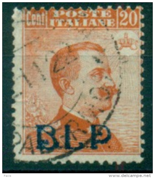 REGNO 1921 BLP 20 C. ARANCIO USATO FIRMATO DIENA - Francobolli Per Buste Pubblicitarie (BLP)