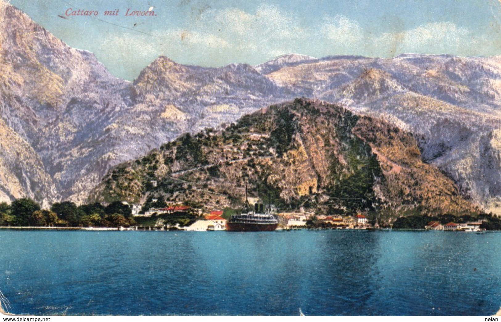 KOTOR-CATTARO MIT LOVREN-VIAGGIATA-1901 - Montenegro