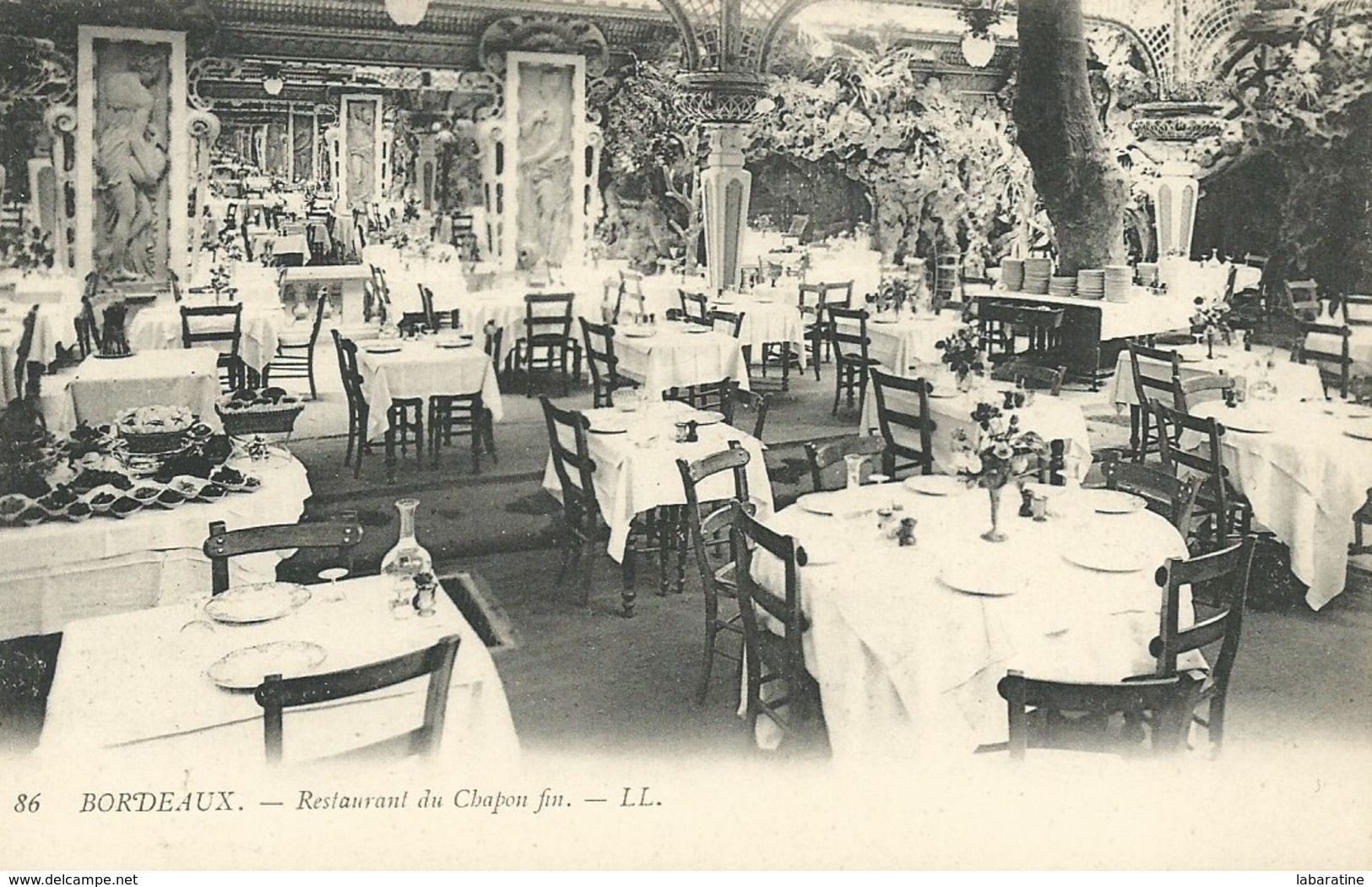 33)  BORDEAUX  - Restaurant Du "  CHAPON FIN  " - Bordeaux