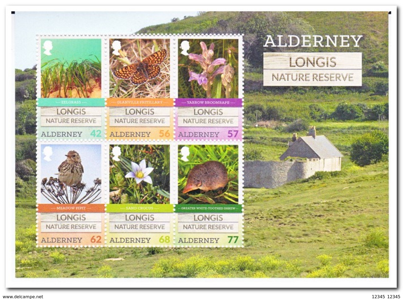 Alderney 2016, Postfris MNH, Nature Reserve Longis - Alderney