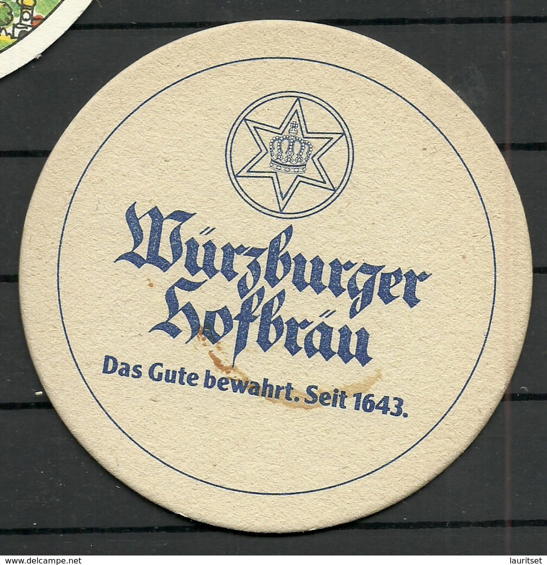 Bierdeckel Deutschland Würzburger Hofbräu Julius Echter Hefe-Weissbier - Bierdeckel