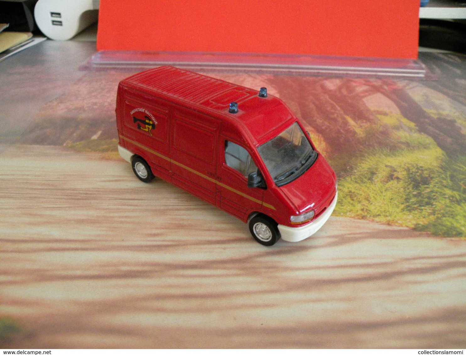 Véhicule De Pompier - Renault Master 1999 Sauvetage Nautique - 1/50 - SOLIDO FRANCE - N°121 - Pompieri