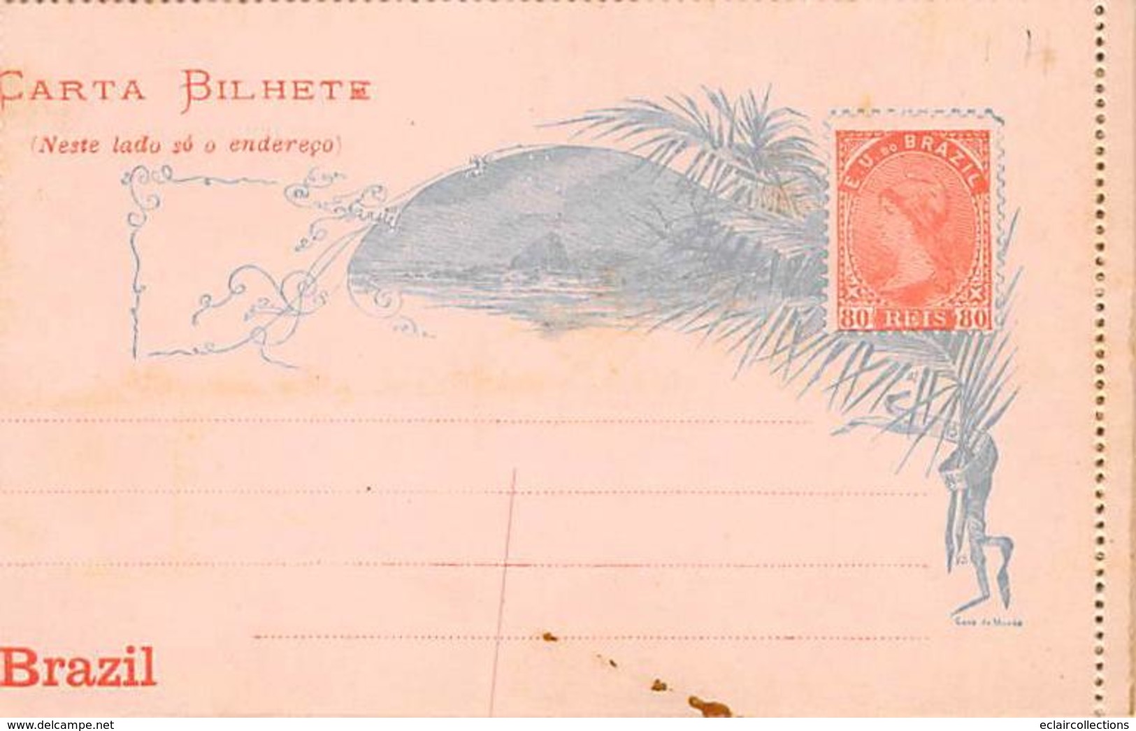 Brazil. Brésil.  Carta Bilhete. Casa Da Moeda   Carte Lettre.non écrite A L Intérieur     (voir Scan) - Otros & Sin Clasificación