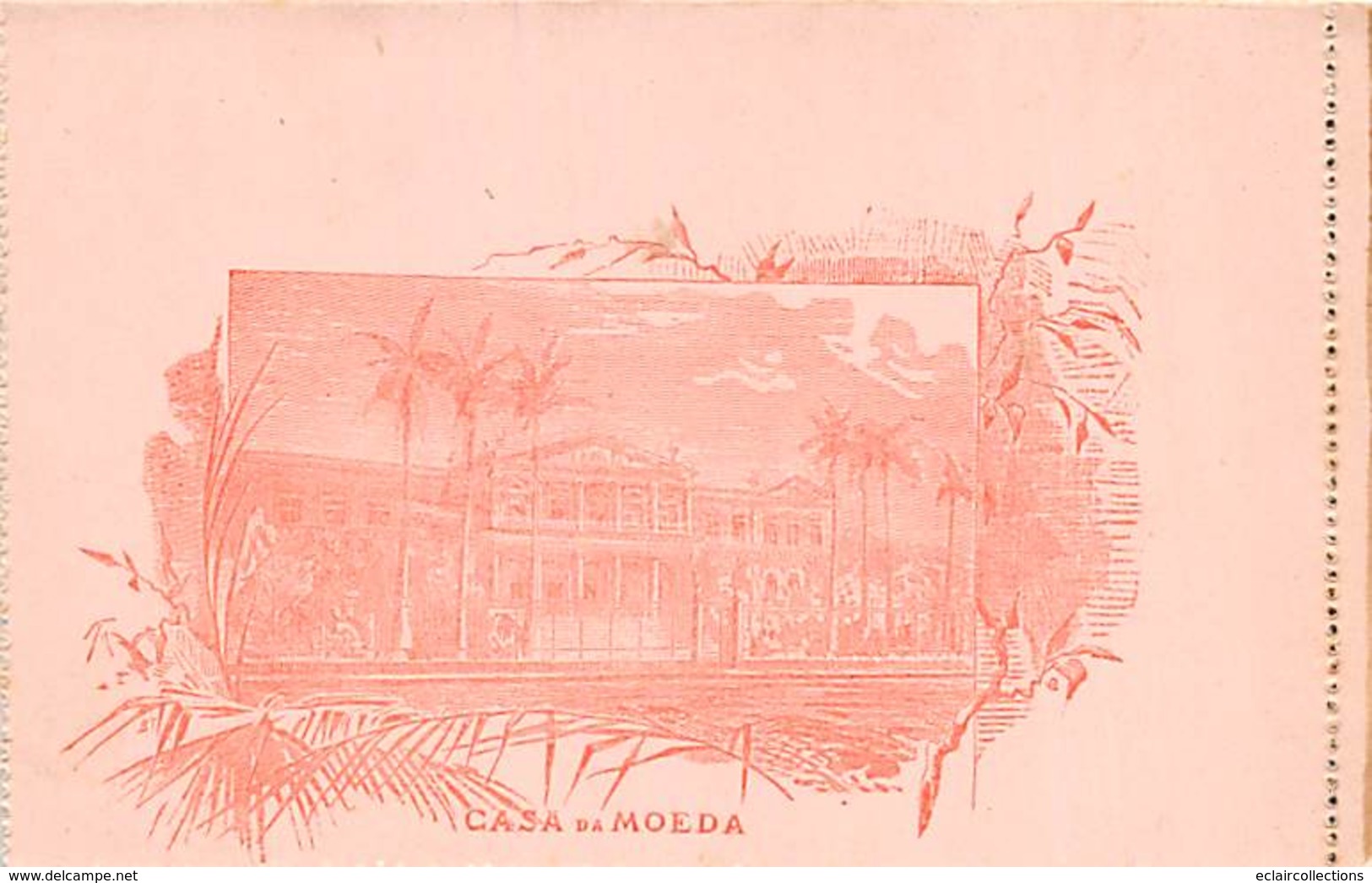 Brazil. Brésil.  Carta Bilhete. Casa Da Moeda   Carte Lettre.non écrite A L Intérieur     (voir Scan) - Andere & Zonder Classificatie