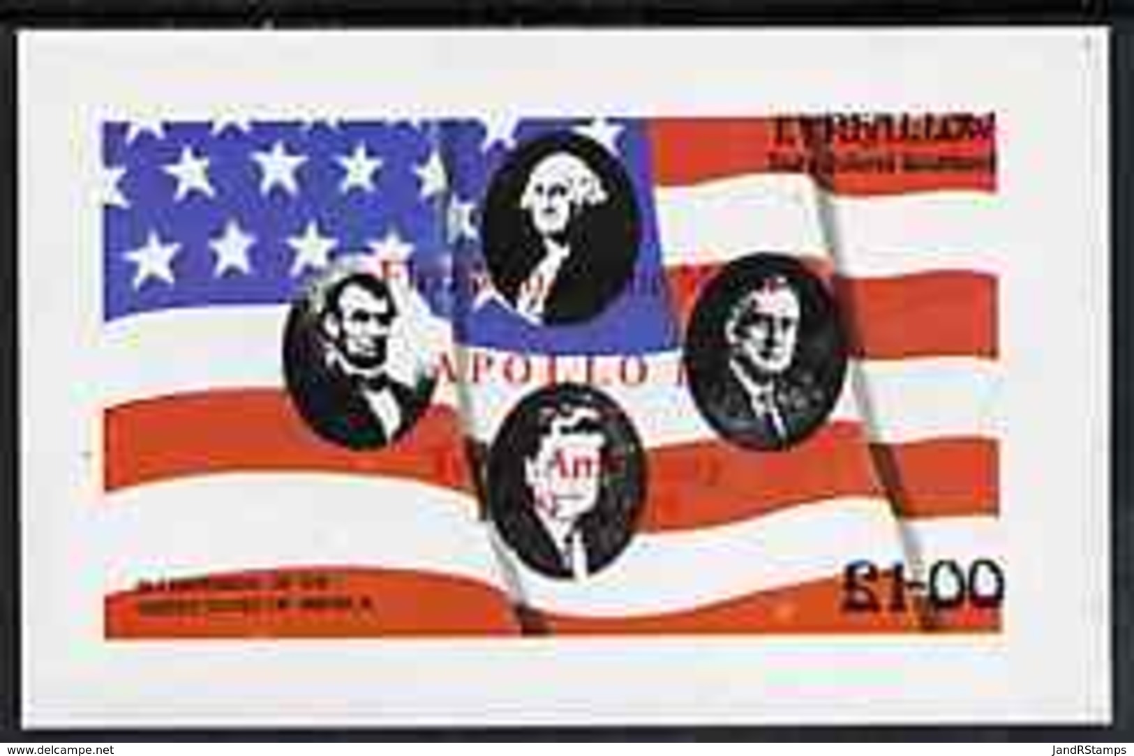 Eynhallow 1976 USA Bicentenary PERSONALITIES  AMERICANA  FLAGS KENNEDY LINCOLN SPACE USA-PRESIDENTS - Local Issues