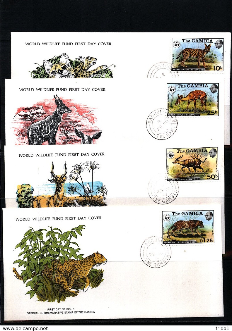 Gambia 1976 WWF FDC - FDC