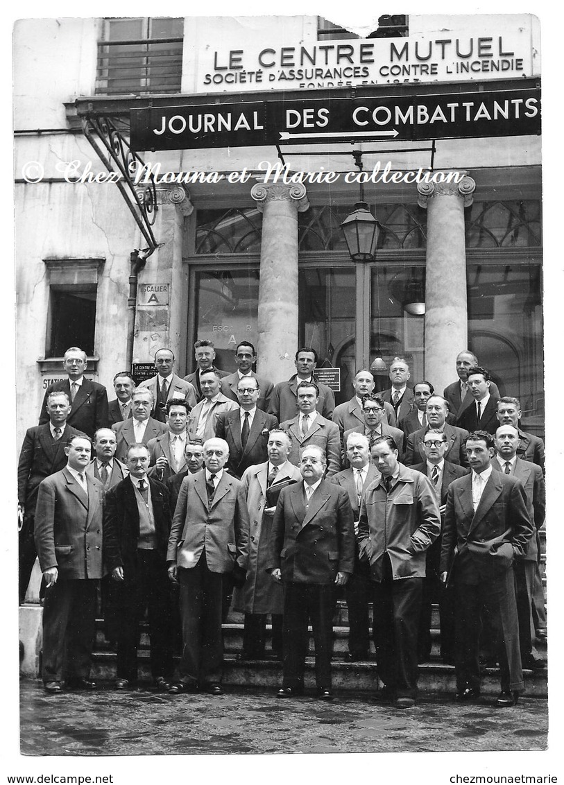 CENTRE MUTUEL SOCIETE D ASSURANCES EMPLOYES - JOURNAL DES COMBATTANTS - AGENCE LAPI STAINS - SEINE SAINT DENIS - PHOTO - Métiers