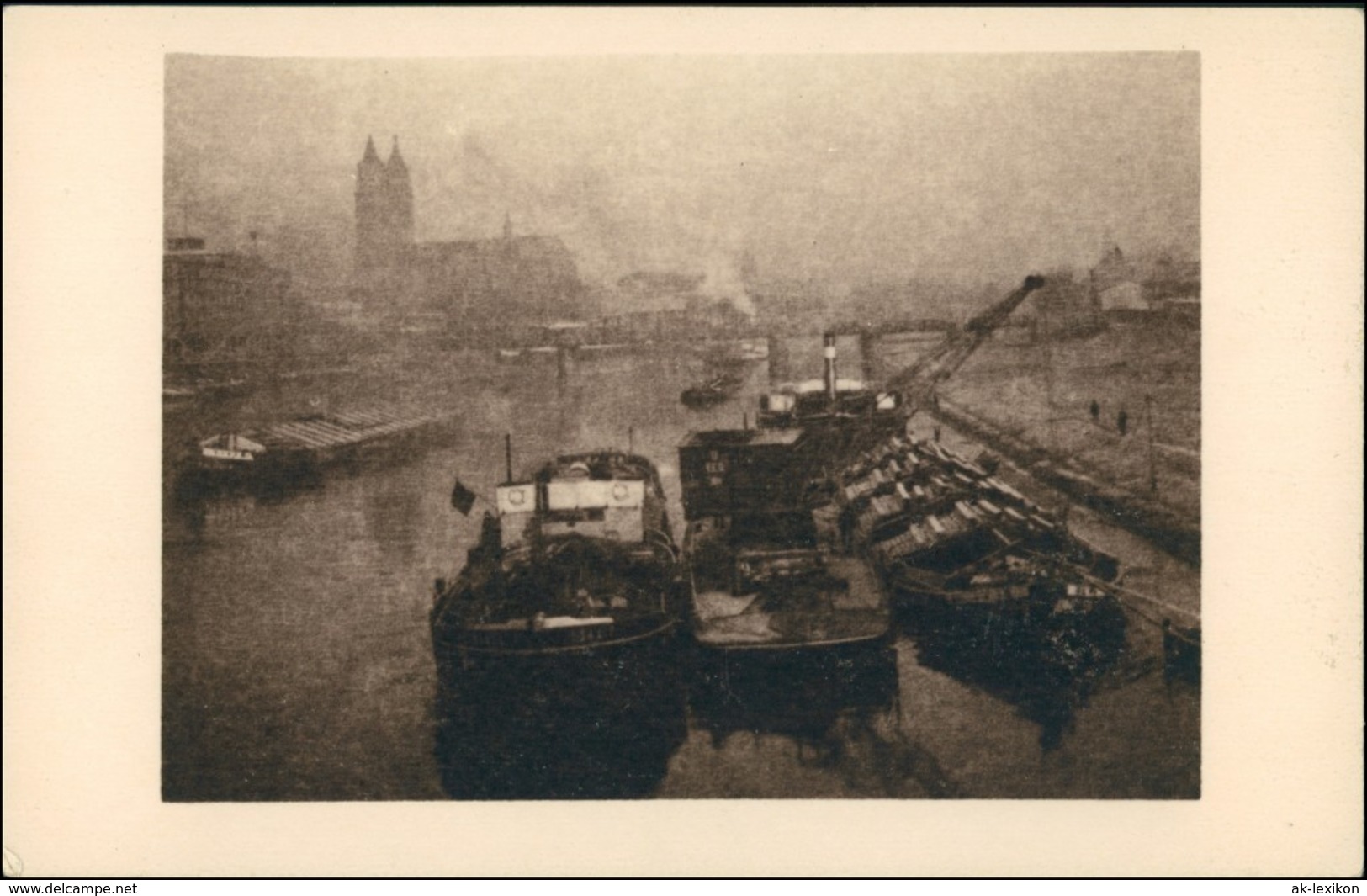 Foto Magdeburg Partie Am Hafen 1919 Privatfoto - Autres & Non Classés