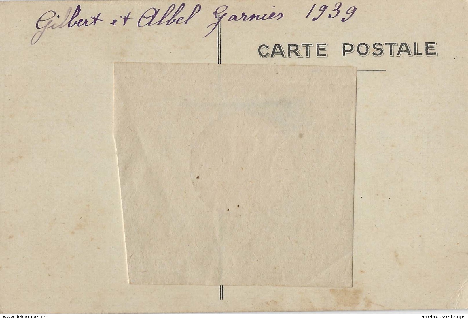 1939- Carte Postale Pour Correspondance Avec Insertion Photo-la Photo A Disparu Et Cela Peut être Réutilisé-Tb état - Material Y Accesorios