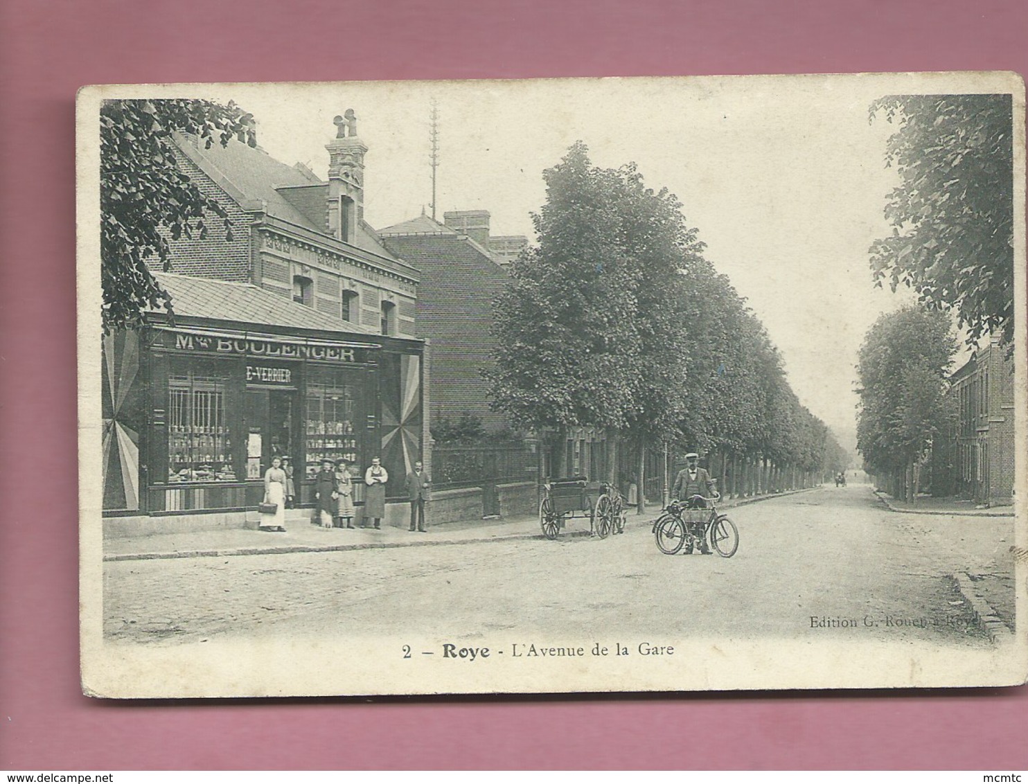 CPA  - Roye - L'Avenue De La Gare - Roye