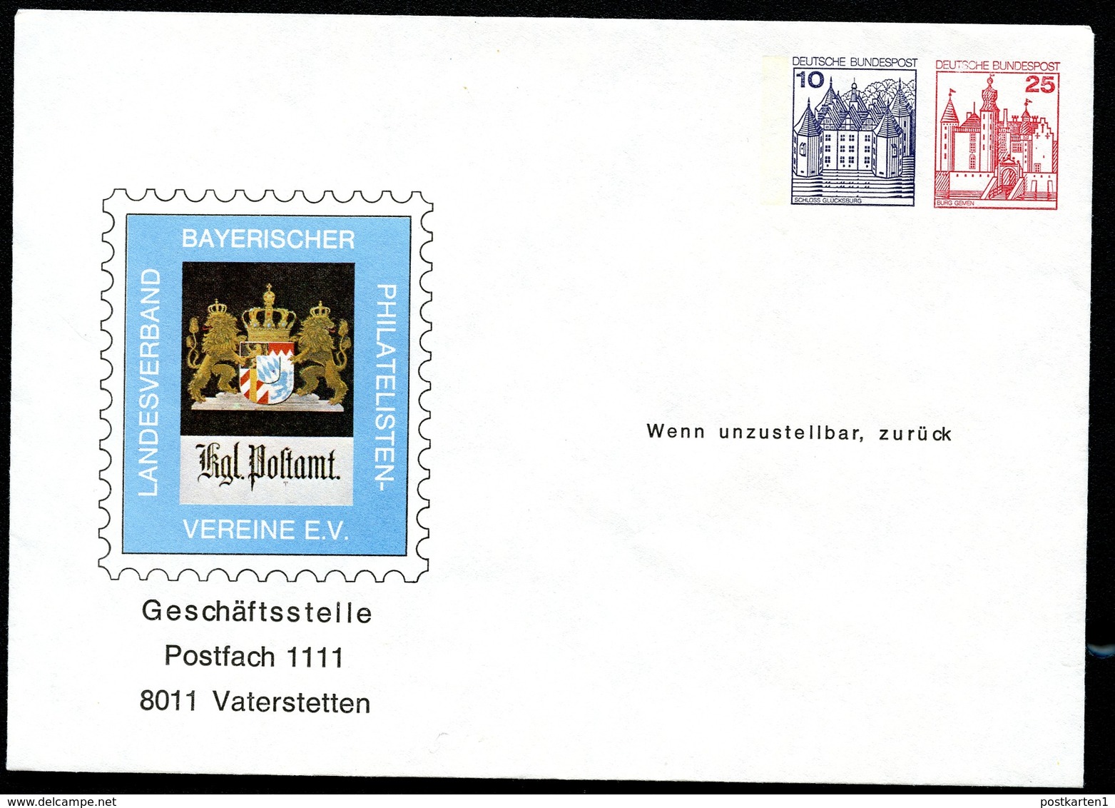 Bund PU142 B2/001 POSTHAUSSCHILD Vaterstetten 1979 - Post