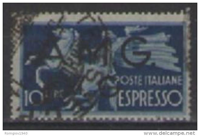 ITALIA A.M.G.V.G. 1945-47 ESPRESSI SASS. 1 USATO VF - Afgestempeld