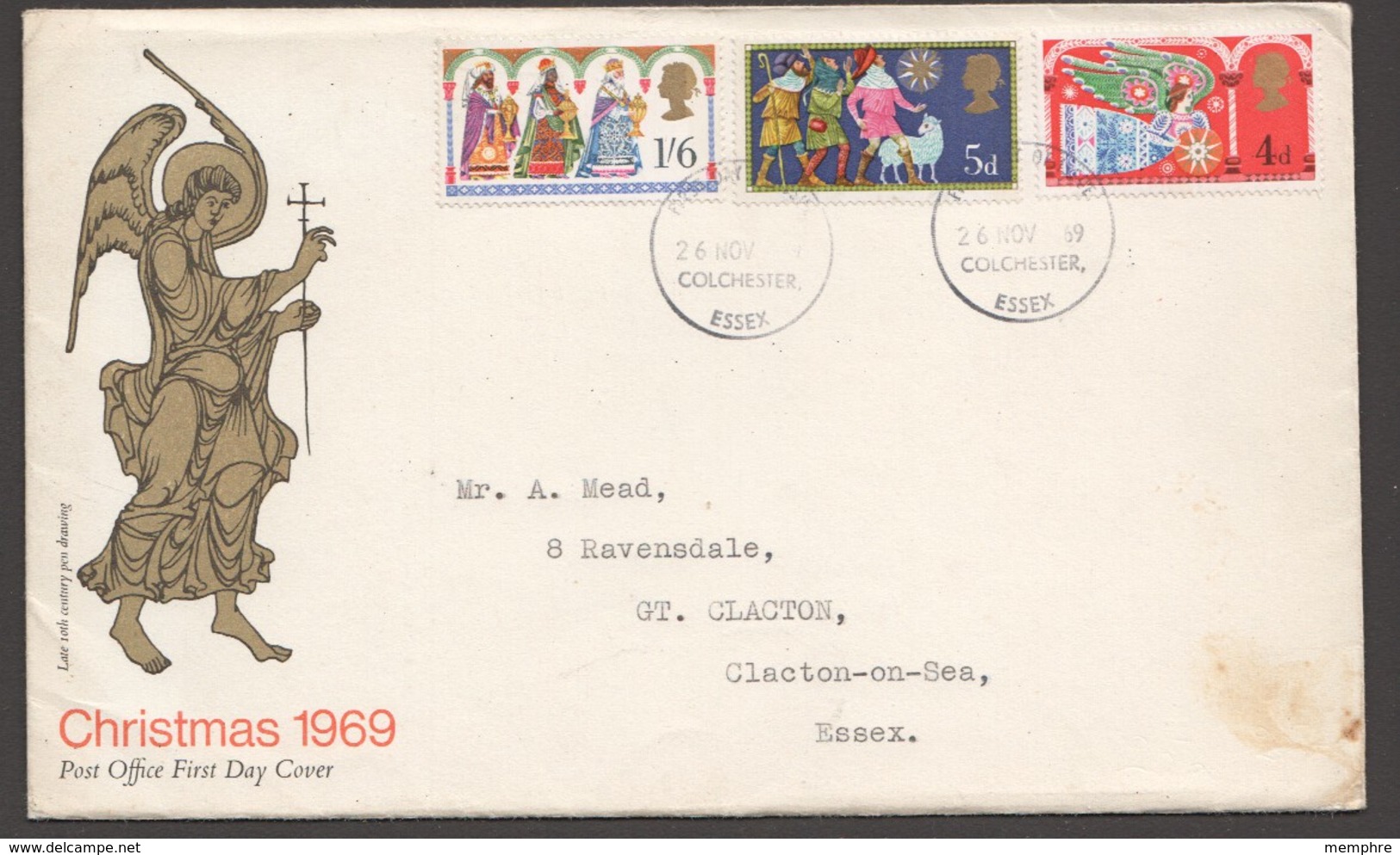 GB 1969 FDC  Xmas Set - 1952-1971 Pre-Decimal Issues