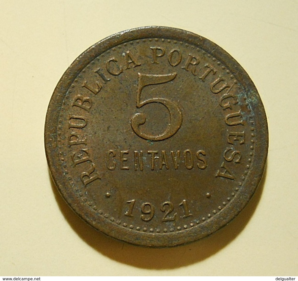 Portugal 5 Centavos 1921 - Portugal