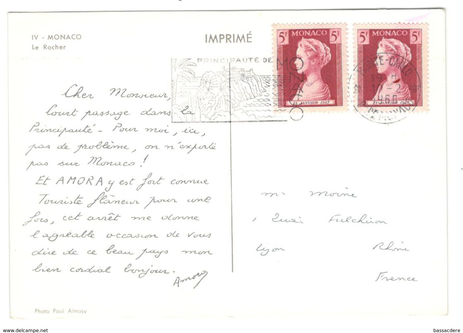 7786 - PUB AMORA - Lettres & Documents