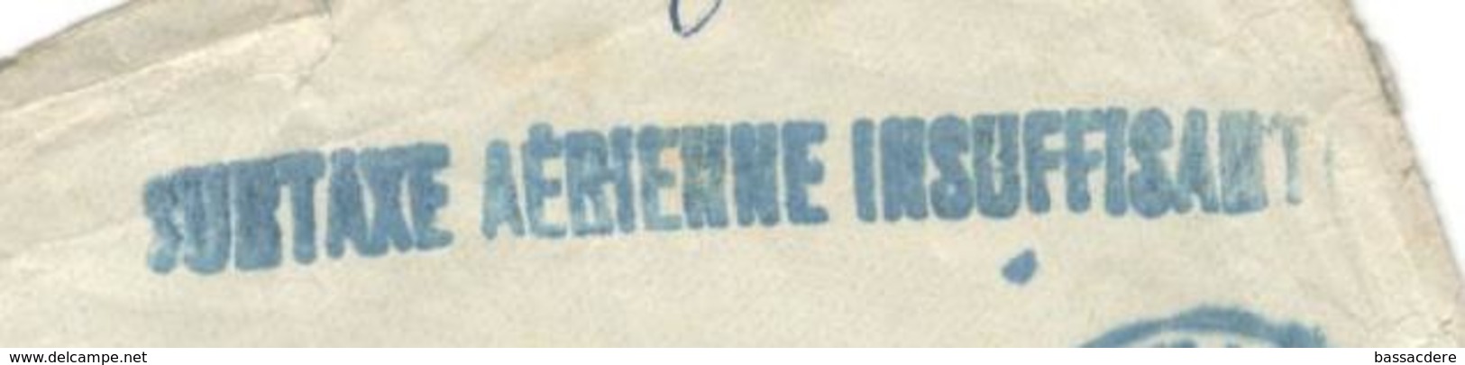 7796 - SUTAXE AERIENNE INSUFFISANTE - Lettres & Documents
