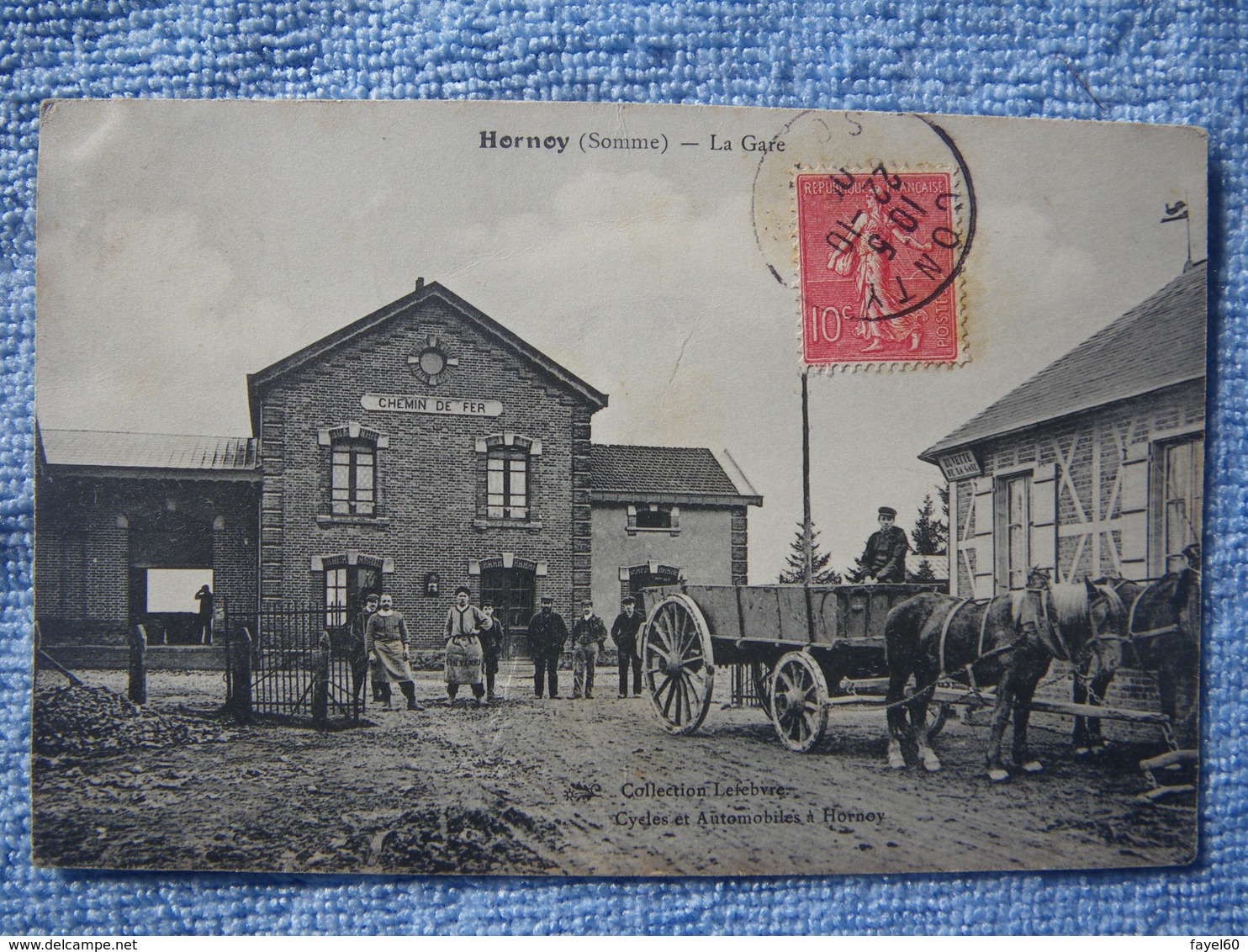 Hornoy Somme La Gare Belle Scene Animee - Hornoy Le Bourg