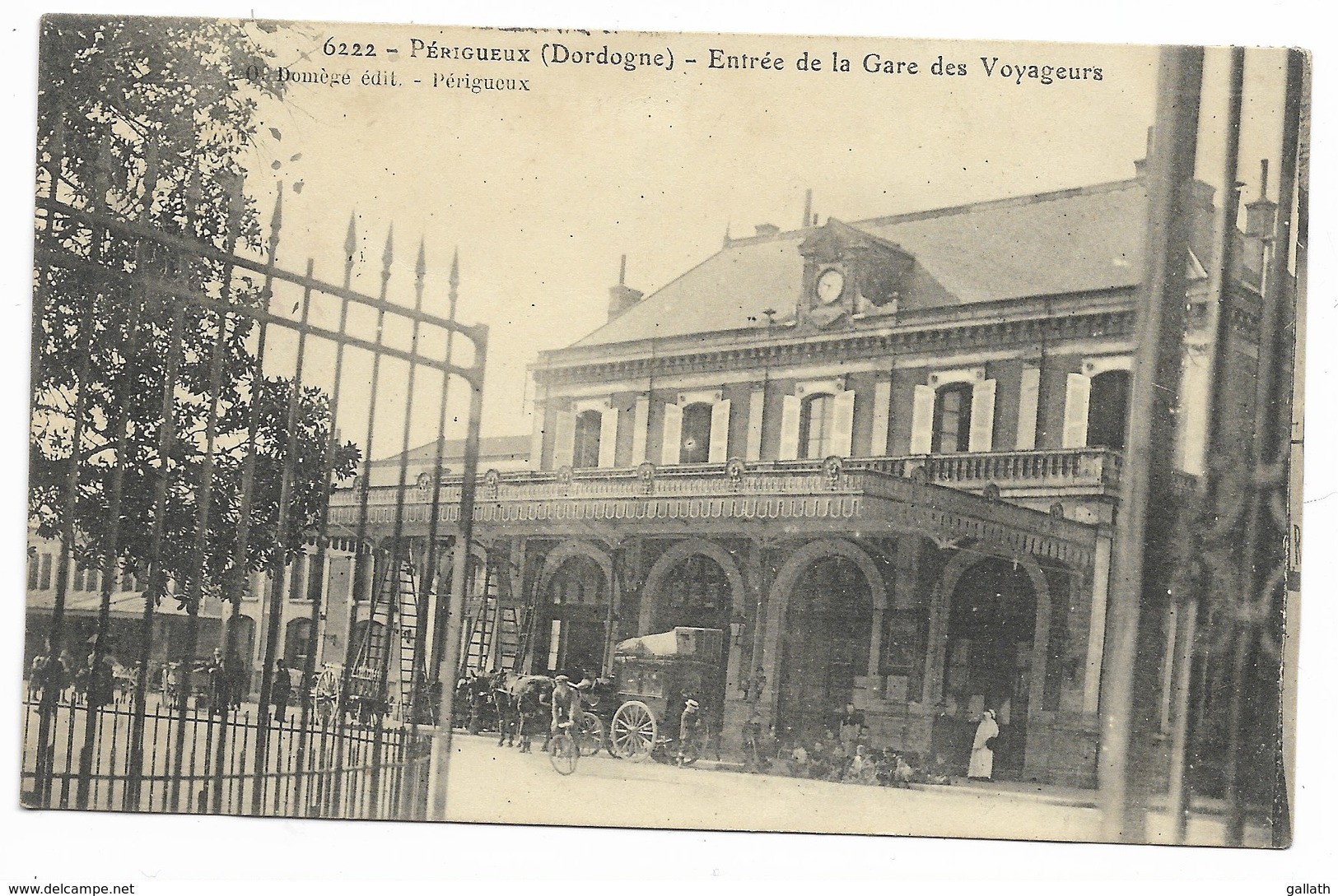 24-PERIGUEUX-Entrée De La Gare Des Voyageurs...1910  Animé - Périgueux