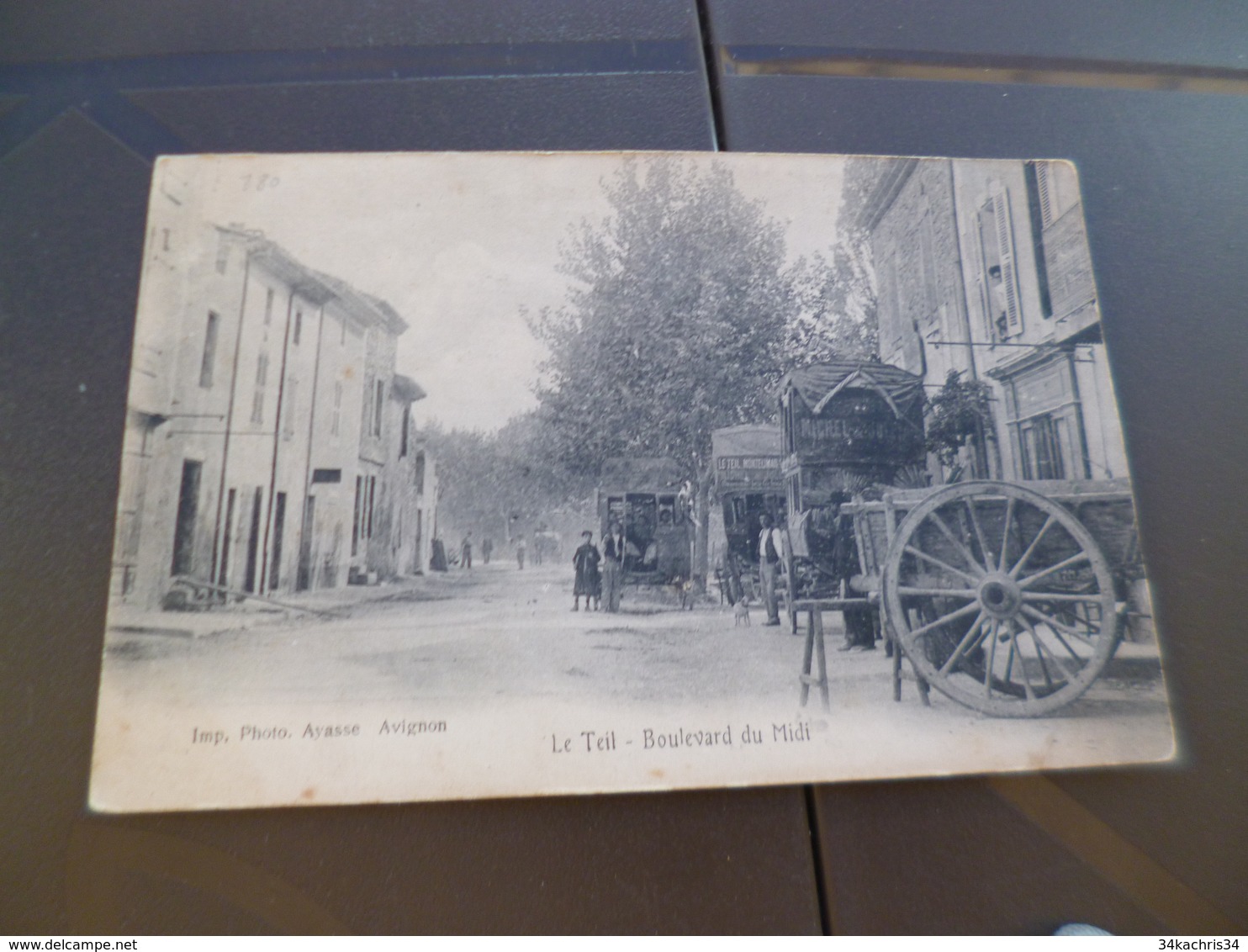 CPA 07 Ardèche  Le Teil  Boulevard Du Midi TBE - Le Teil