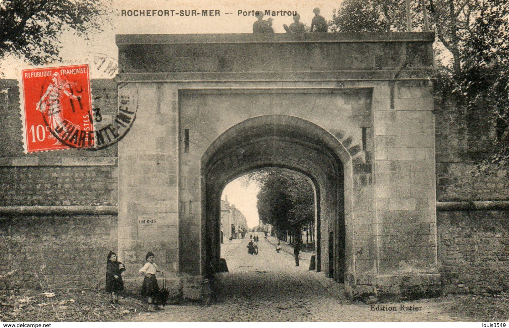 Rochefort  Sur  Mer -      Porte  Martrou. - Rochefort