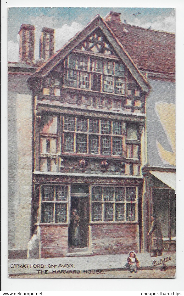 Stratford, The Harvard House - Tuck Oilette 7526 - Stratford Upon Avon