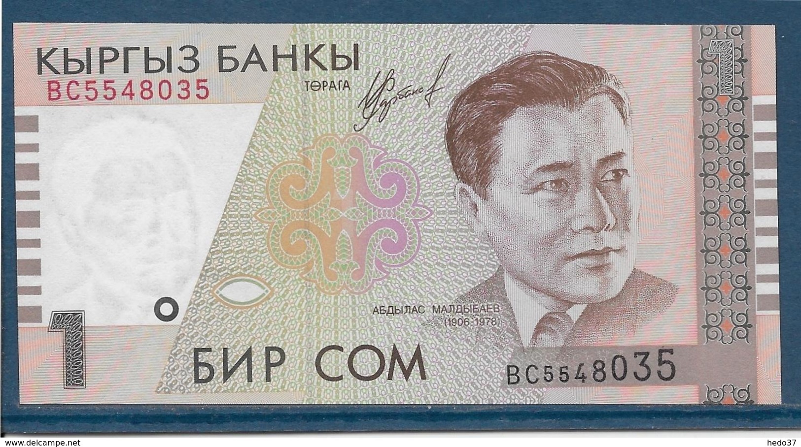 Kirghizistan - 1 Som - Pick N°7 - NEUF - Kyrgyzstan