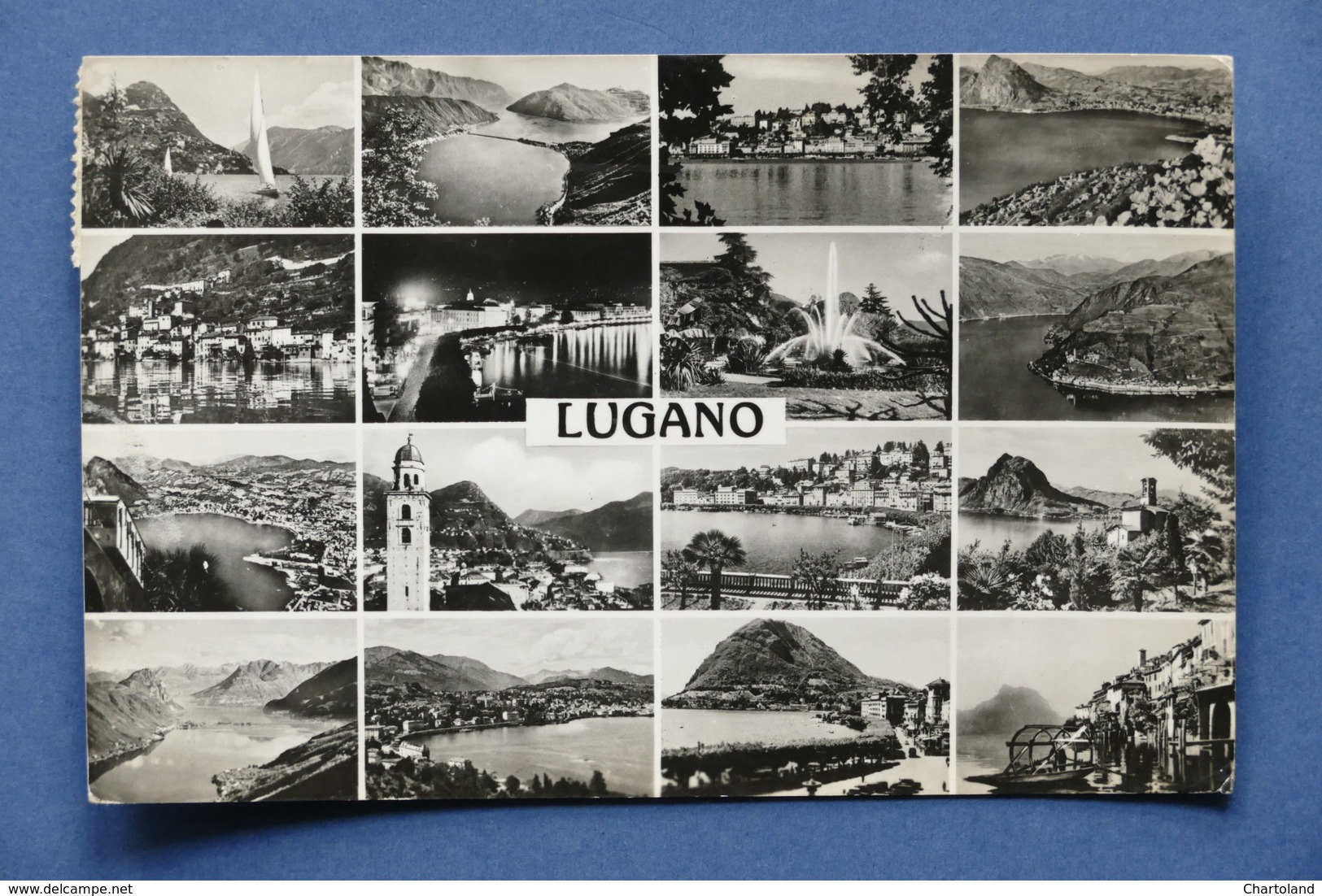 Cartolina Svizzera - Lugano - Varie Vedute - 1962 - Unclassified