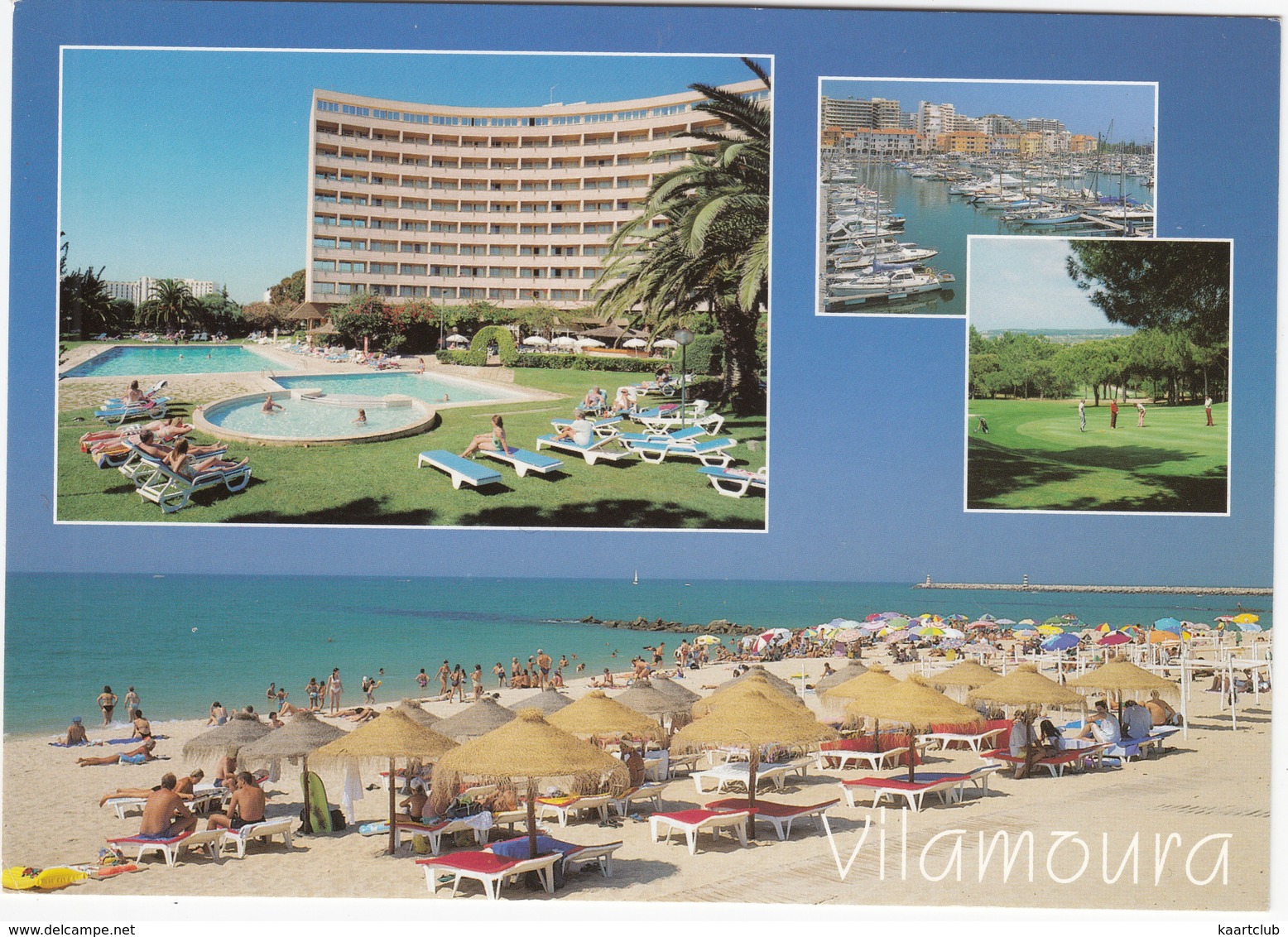 GOLF: Vilamoura - (Algarve, Portugal) - Hotel Dom Pedro Golfe - Swimmingpool/Piscine - Golf