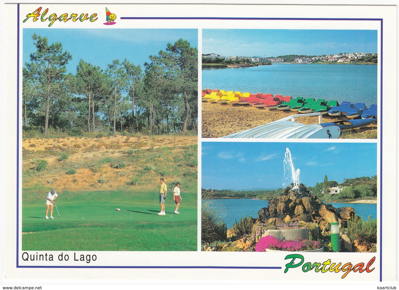 GOLF: Algarve (Portugal) - Quinta Do Lago GOLF & PEDAL BOATS - Golf