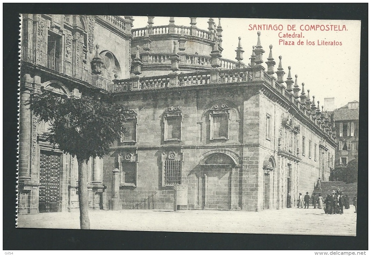 Espagne , Santiago De Compostela , Catedral, Piaza De Los Literatos   - Xa88 - Santiago De Compostela