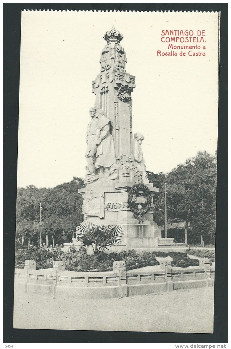 Espagne , Santiago De Compostela , Monumento A Rosalia De Castro    - Xa93 - Santiago De Compostela