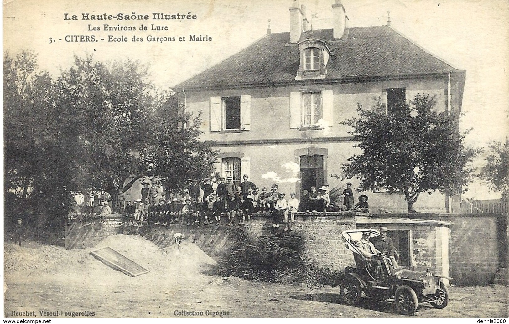 La Hte Saône Illustrée- 3- CITERS -Ecole Des Garçons Et Mairie -coll. Gigogne - Autres & Non Classés