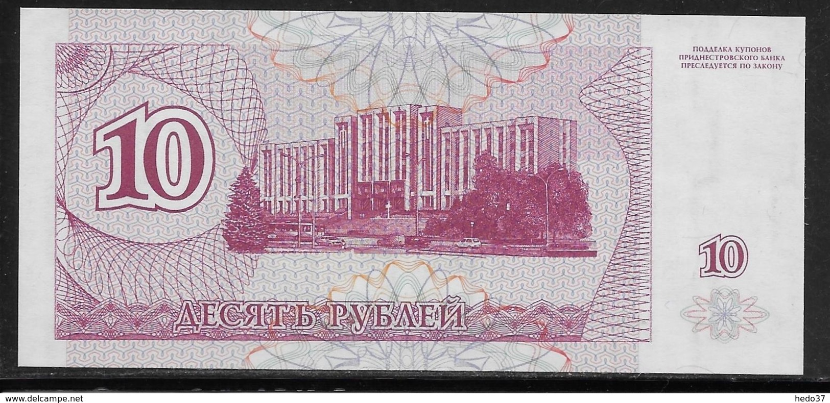Transnistria - 10 Rublei - Pick N°18 - NEUF - Autres - Asie