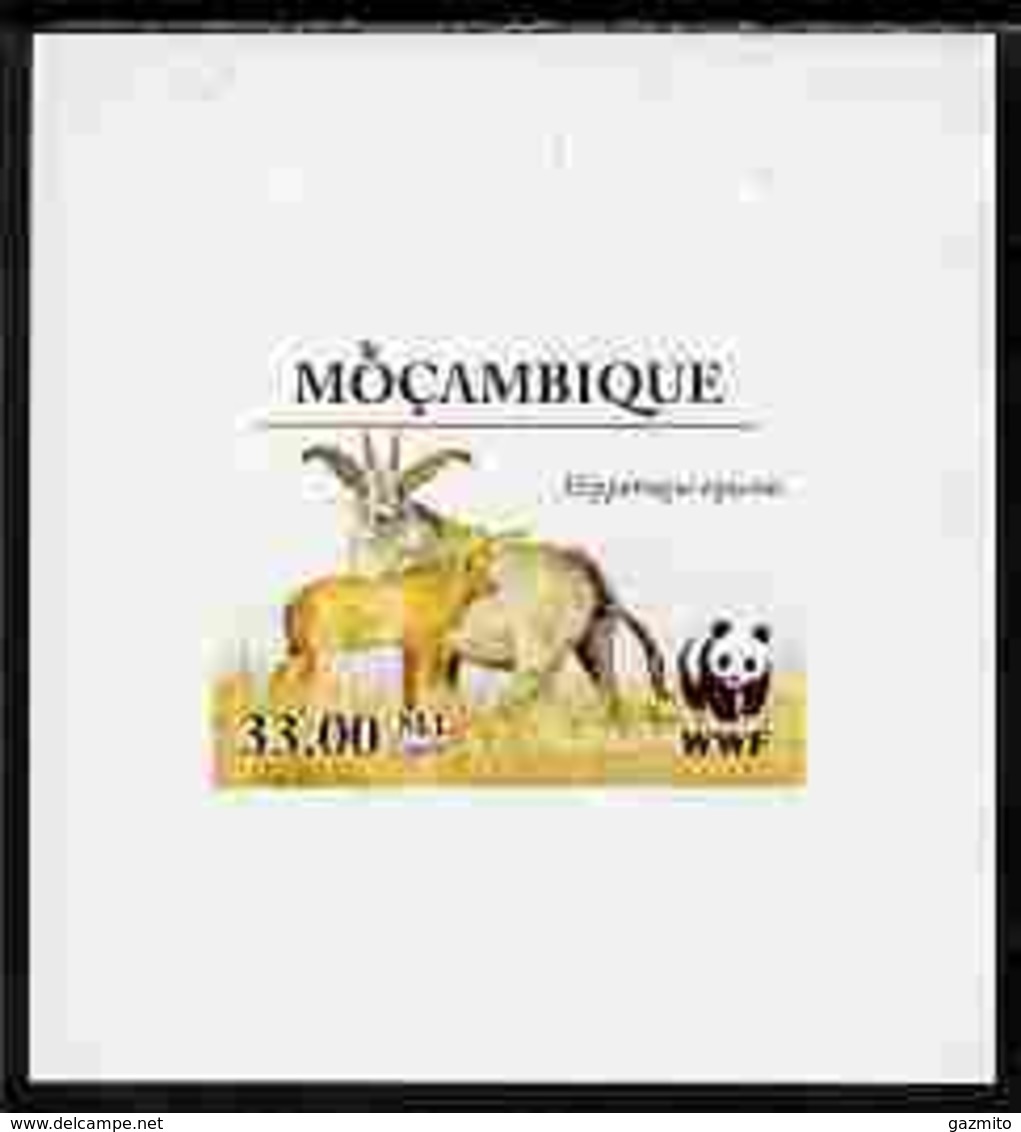 Mozambico 2010, WWF, Antelopes 3, BF Imperforated - Ungebraucht