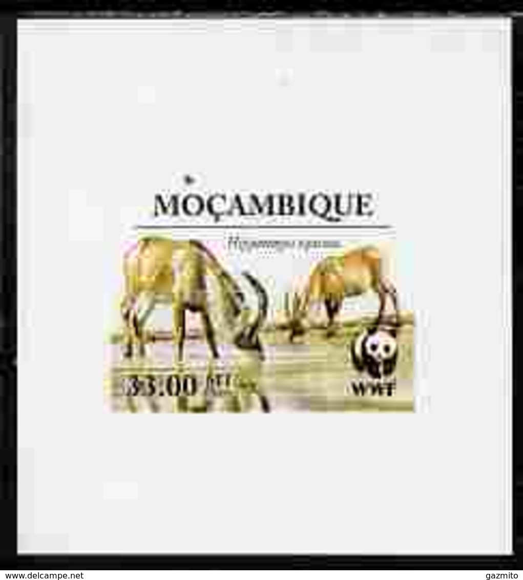 Mozambico 2010, WWF, Antelopes 1, BF Imperforated - Ungebraucht