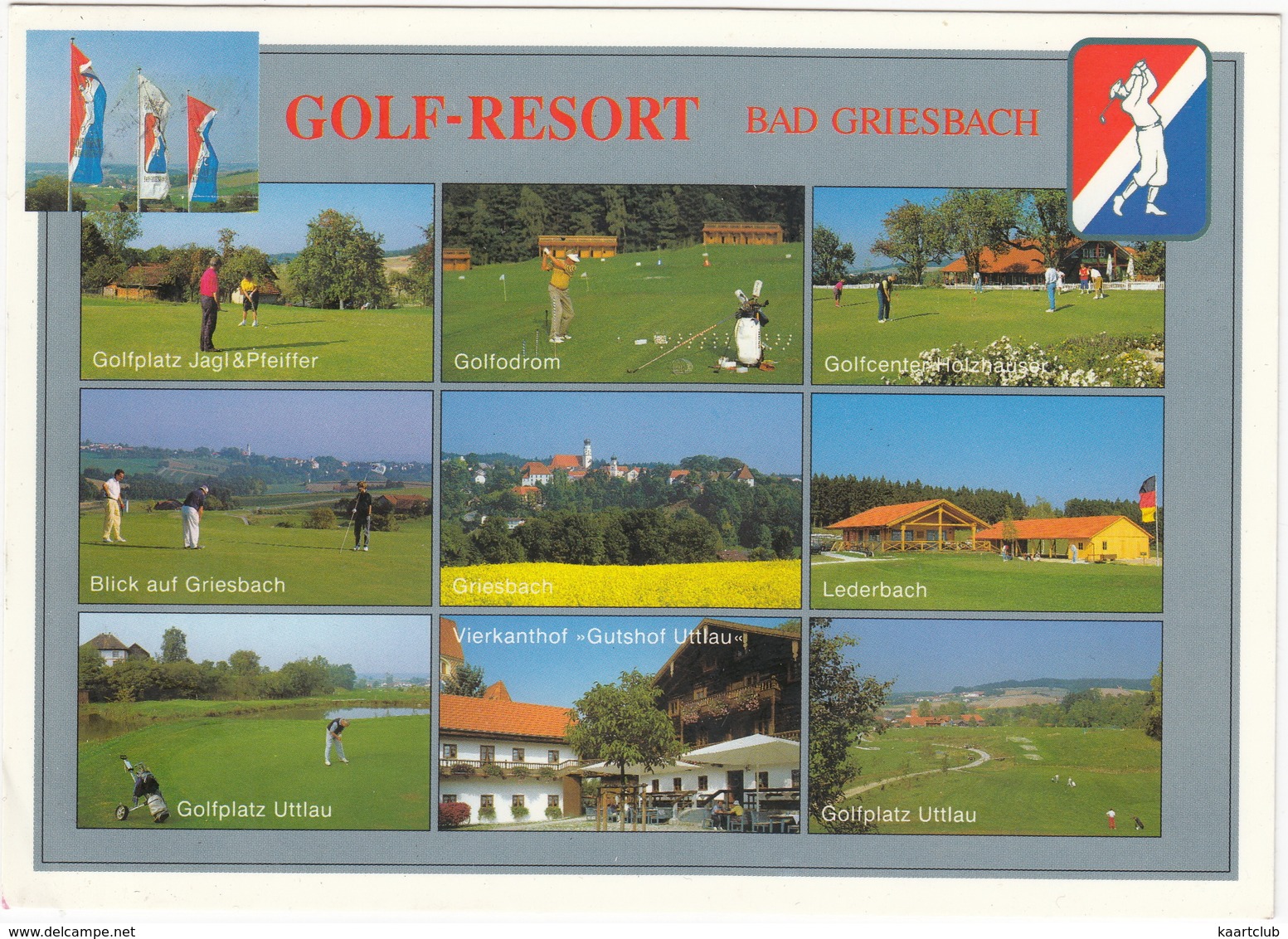 GOLF RESORT Bad Griesbach: 3 18-Loch-Meiserschaftsplätze, 2 9-Loch-Par-3-Parcours, 6-Loch-'Hackerwiese' - (Deutschland) - Golf